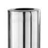 48" Silver Aluminum Cylinder Table Vase