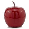 11" Red Aluminum Decorative Apple Tabletop Sculpture