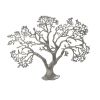 22" Silver Aluminum Decorative Wall Sculpture