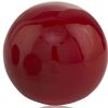 3" Red Aluminum Decorative Orb Tabletop Sculpture