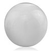 3" White Aluminum Decorative Orb Tabletop Sculpture