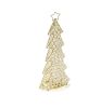 16" Glam Gold And Faux Crystal Christmas Tree