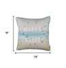 18" Blue Throw Pillow Cover