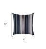 Set Of 2 Midnight Variegated Stripe Decorative Pillow Covers