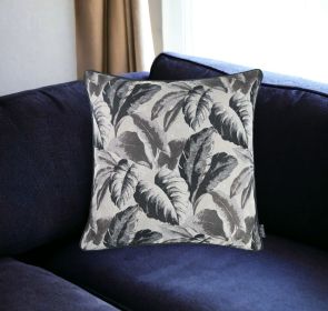 17" Gray Throw Pillow Cover