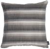 17" Gray and White Throw Pillow Cover