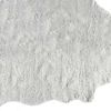 5' X 8' Gray Faux Fur Area Rug