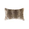 12" X 20" Brown Wool Throw Pillow