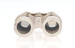 5" Brass Aluminum Hand Painted Binocular Tabletop Sculpture