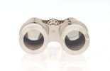 5" Brass Aluminum Hand Painted Binocular Tabletop Sculpture