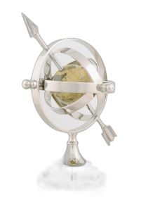 8.5" X 10" X 12.5" Alum Armillary