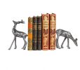 Stag And Doe Bookends Or Sculptures