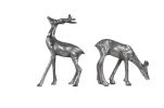 Stag And Doe Bookends Or Sculptures