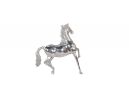 Nickel Plated Aluminum Horse Sculpture