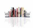 Rhino Head Bookend Set Of 2