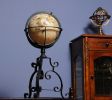 11" X 11" X 22.5" Globe On Tristand