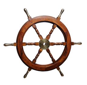 30" X 30" X 2" Ship Wheel