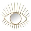 Gold Metal Eye Wall Mirror