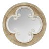 Coastal Whitewash Scrollwork Wall Mirror