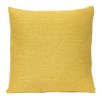 18" Mustard Yellow Tweed Textured Velvet Throw Pillow