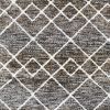 5' X 8' Mocha Geometric Abstract Diamonds Indoor Area Rug