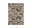 3' X 5' Beige and Ivory Woodland Lodge Area Rug