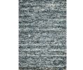 9' X 13' Blue Wool Ikat Hand Woven Area Rug