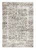 10' X 13' Ivory Grey Machine Woven Distressed Floral Traditional Indoor Area Rug