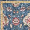 10' X 13' Blue Polypropylene Rug