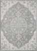 8' X 11' Grey Medallion Indoor Area Rug