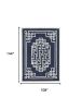 9' X 12' Blue and Ivory Wool Hand Tufted Area Rug