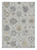 5' X 7' Ivory Hand Tufted Space Dyed Floral Traditional Indoor Area Rug