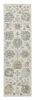 7' X 10' Ivory Hand Tufted Space Dyed Traditional Floral Indoor Area Rug