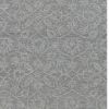 9' X 13' Grey Hand Tufted Space Dyed Floral Ogee Indoor Area Rug