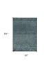 5' X 7' Grey Black Hand Tufted Space Dyed Geometric Indoor Area Rug