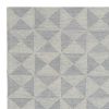 8' X 11' Ivory Hand Tufted Space Dyed Geometric Indoor Area Rug