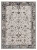 6' X 9' Gray and Ivory Area Rug