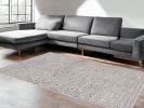 5' X 8' Grey Mosaic Indoor Area Rug