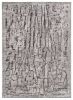 8' X 11' Grey Machine Woven Abstract Indoor Area Rug