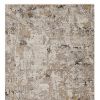 4' X 5' Grey Abstract Area Rug