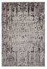 5' X 8' Ivory Grey Machine Woven Abstract Indoor Area Rug