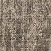 4' X 6' Grey Machine Woven Shrank Distressed Traditional Design Indoor Area Rug