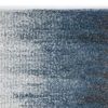 8' X 11' Ivory Blue Machine Woven Ombre Indoor Area Rug