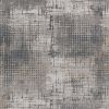 7' X 10' Ivory Grey Machine Woven Abstract Scratch Indoor Area Rug