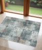 3' X 5' Grey Or  Brick Polypropylene And  Polyester Rug