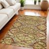 63" X 91" Gold Polypropylene Rug