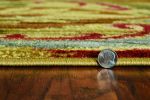 94" X 118" Gold Polypropylene Rug