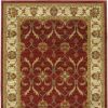 94" X 118" Red Or  Ivory  Polypropylene Rug