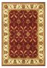 94" X 118" Red Or  Ivory  Polypropylene Rug