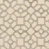 5' X 7' Beige Hand Tufted Geometric Indoor Area Rug